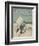 Colour Illustrated Cover Showing a Boy Scout Watching a Ship On the Horizon-null-Framed Giclee Print