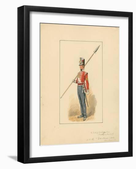 Colour Sergeant of the Duke of Cambridge's Own, Middlesex Regiment, 1910-Richard Caton Woodville II-Framed Giclee Print