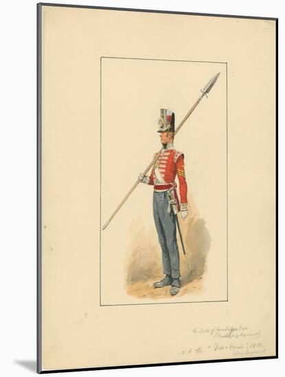 Colour Sergeant of the Duke of Cambridge's Own, Middlesex Regiment, 1910-Richard Caton Woodville II-Mounted Giclee Print