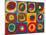 Colour Study - Squares And Concentric Circles-Wassily Kandinsky-Mounted Art Print