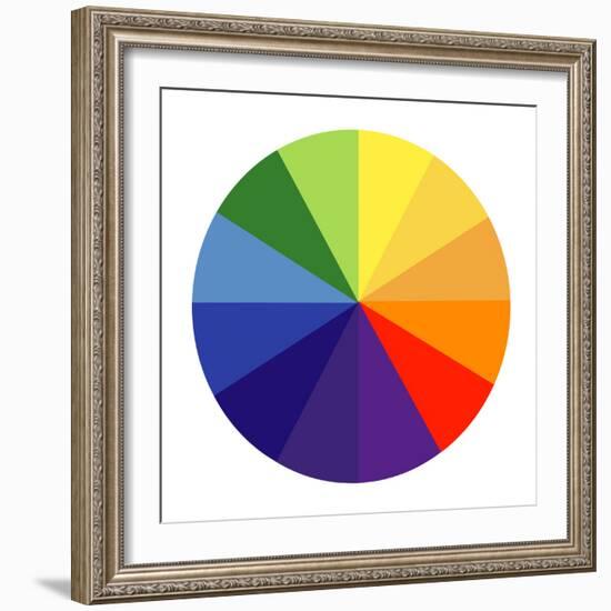 Colour Wheel-Science Photo Library-Framed Premium Photographic Print