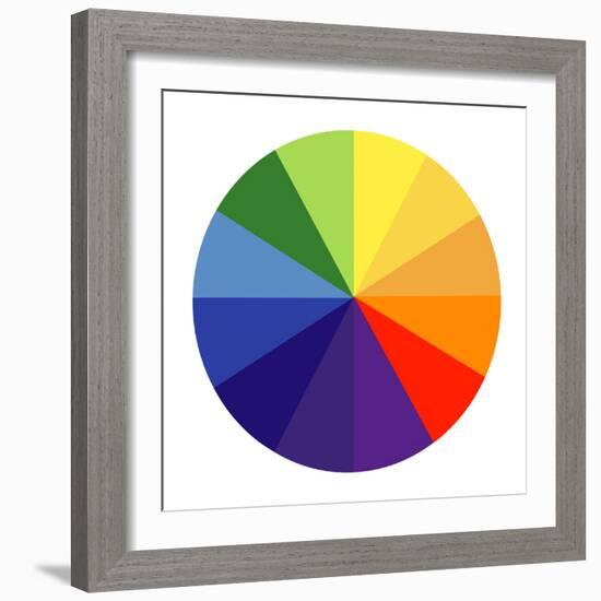 Colour Wheel-Science Photo Library-Framed Premium Photographic Print