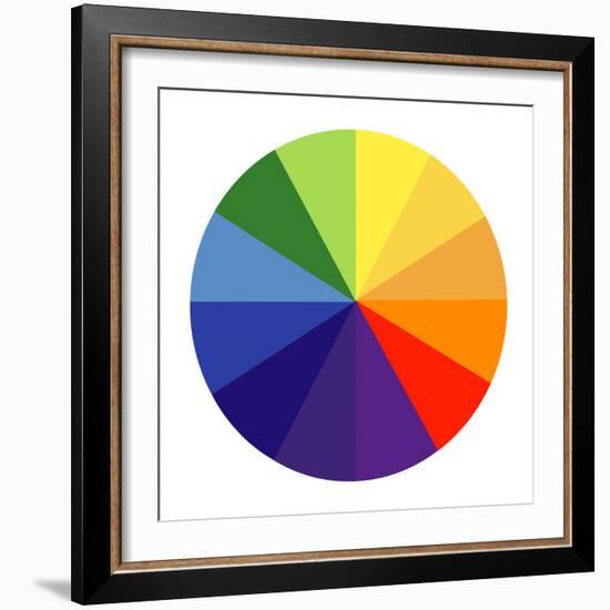 Colour Wheel-Science Photo Library-Framed Premium Photographic Print