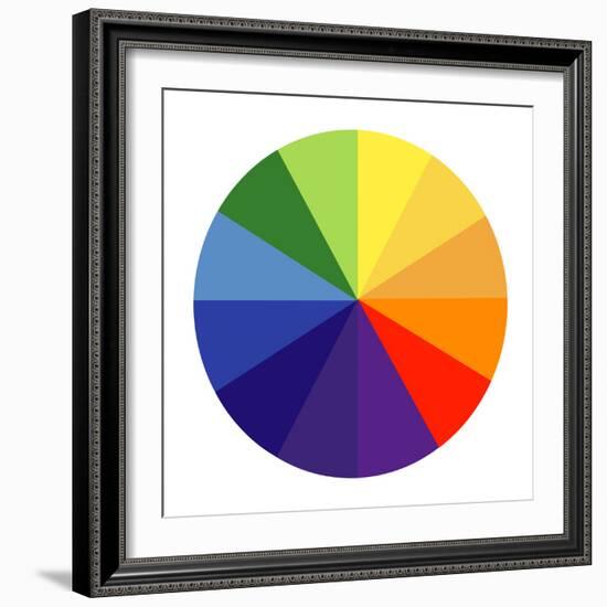 Colour Wheel-Science Photo Library-Framed Premium Photographic Print