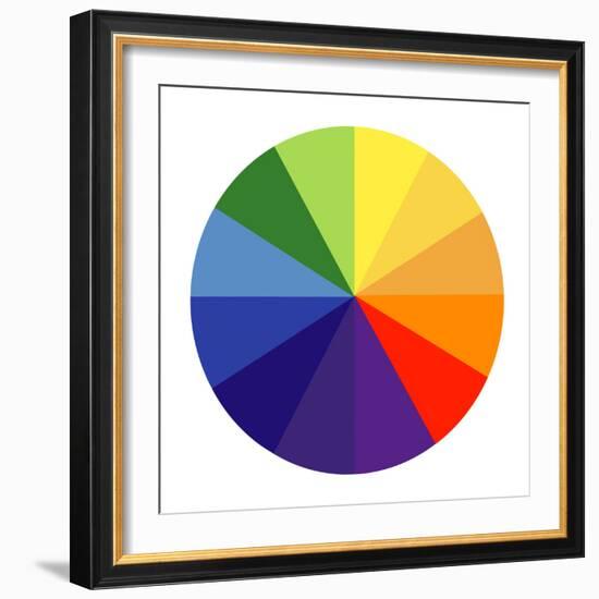 Colour Wheel-Science Photo Library-Framed Premium Photographic Print