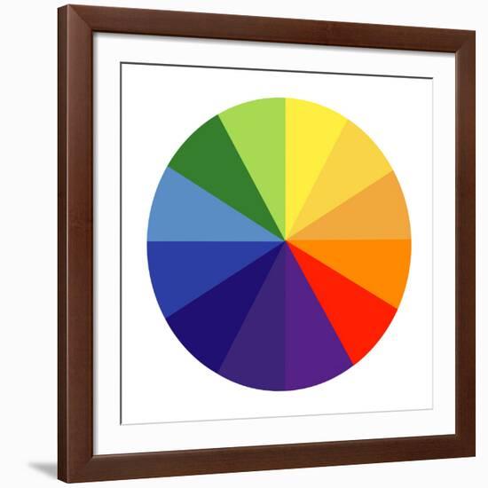 Colour Wheel-Science Photo Library-Framed Photographic Print