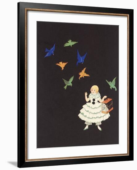 Colour Wings-The Vintage Collection-Framed Giclee Print