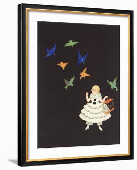 Colour Wings-The Vintage Collection-Framed Giclee Print