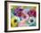 Coloured Blossoms in Blue Water-Alaya Gadeh-Framed Photographic Print