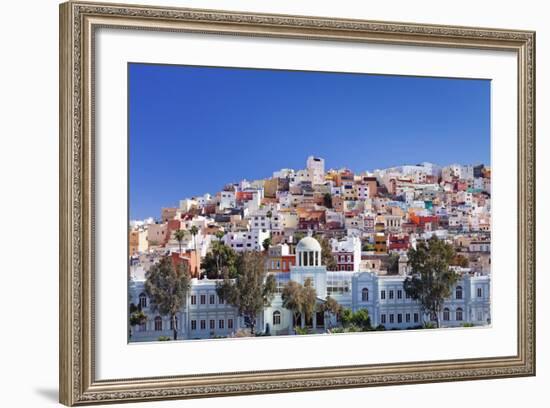 Coloured Buildings in the District of San Juan-Markus Lange-Framed Photographic Print