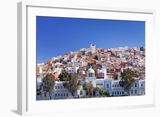 Coloured Buildings in the District of San Juan-Markus Lange-Framed Photographic Print