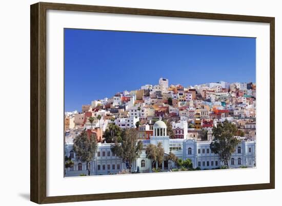 Coloured Buildings in the District of San Juan-Markus Lange-Framed Photographic Print