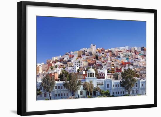 Coloured Buildings in the District of San Juan-Markus Lange-Framed Photographic Print