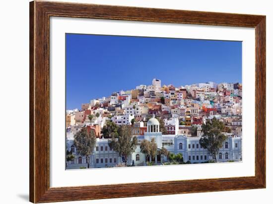 Coloured Buildings in the District of San Juan-Markus Lange-Framed Photographic Print