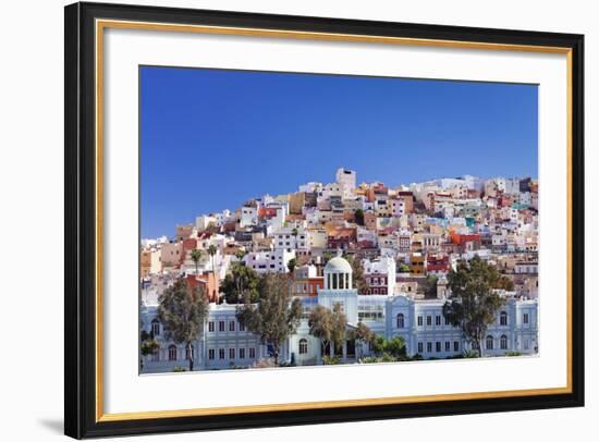 Coloured Buildings in the District of San Juan-Markus Lange-Framed Photographic Print