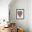 Coloured Chocolate Beans Forming Heart-null-Framed Photographic Print displayed on a wall