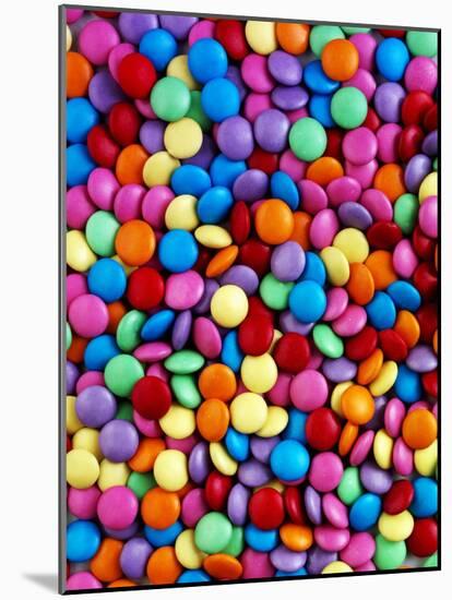 Coloured Chocolate Beans-null-Mounted Photographic Print