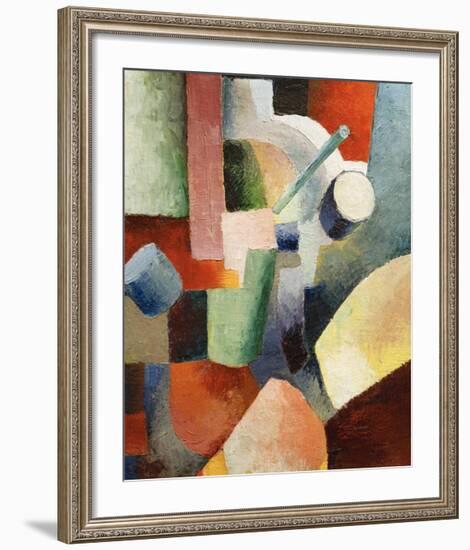 Coloured Composition of Forms-Auguste Macke-Framed Giclee Print