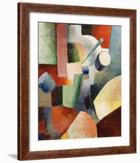 Coloured Composition of Forms-Auguste Macke-Framed Giclee Print