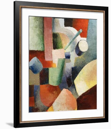 Coloured Composition of Forms-Auguste Macke-Framed Giclee Print