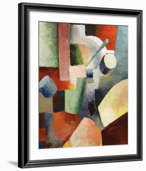 Coloured Composition of Forms-Auguste Macke-Framed Giclee Print