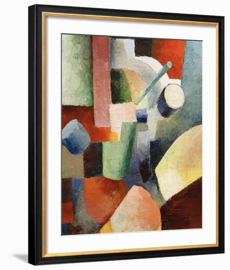 Coloured Composition of Forms-Auguste Macke-Framed Giclee Print