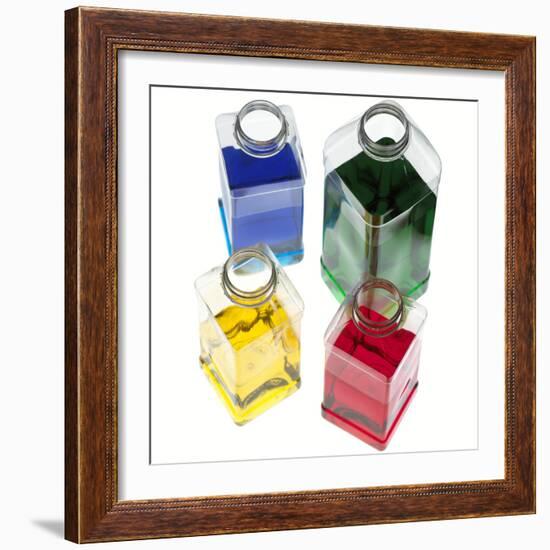 Coloured Liquids-Mark Sykes-Framed Premium Photographic Print