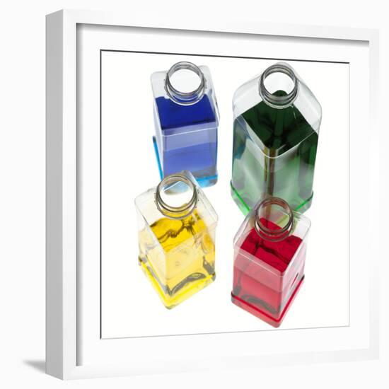 Coloured Liquids-Mark Sykes-Framed Premium Photographic Print