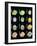 Coloured MRI Scans of Human Brain (multiple Views)-Mehau Kulyk-Framed Photographic Print