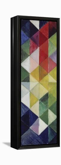 Coloured Squares, 1913-August Macke-Framed Premier Image Canvas