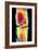 Coloured X-ray Image of a Normal Knee-joint-PASIEKA-Framed Photographic Print