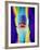 Coloured X-ray of a Human Knee Joint-Mehau Kulyk-Framed Photographic Print