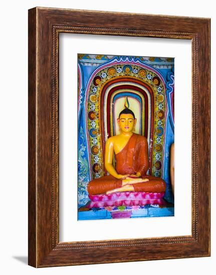 Colourful Buddha Statue at Isurumuniya Vihara-Matthew Williams-Ellis-Framed Photographic Print