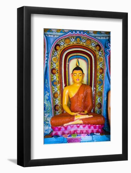 Colourful Buddha Statue at Isurumuniya Vihara-Matthew Williams-Ellis-Framed Photographic Print