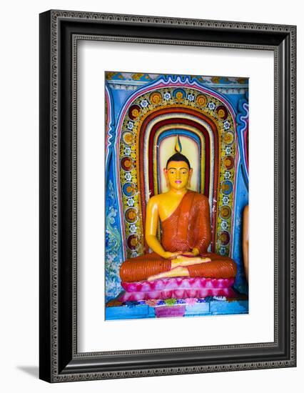 Colourful Buddha Statue at Isurumuniya Vihara-Matthew Williams-Ellis-Framed Photographic Print