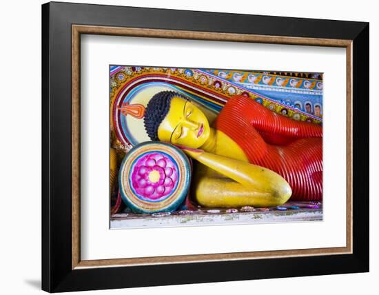 Colourful Buddha Statue at Isurumuniya Vihara-Matthew Williams-Ellis-Framed Photographic Print