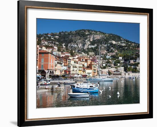 Colourful Buildings, Villefranche, Alpes-Maritimes, Provence-Alpes-Cote D'Azur, French Riviera-Adina Tovy-Framed Photographic Print