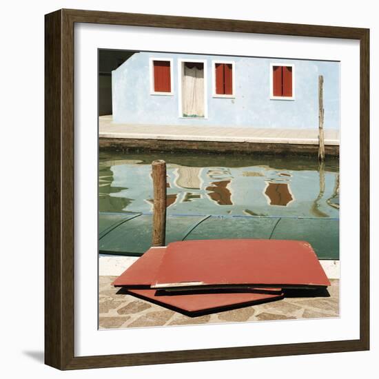 Colourful Casa - Waterfront-Chris Simpson-Framed Giclee Print