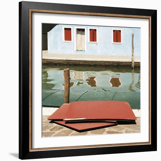 Colourful Casa - Waterfront-Chris Simpson-Framed Giclee Print