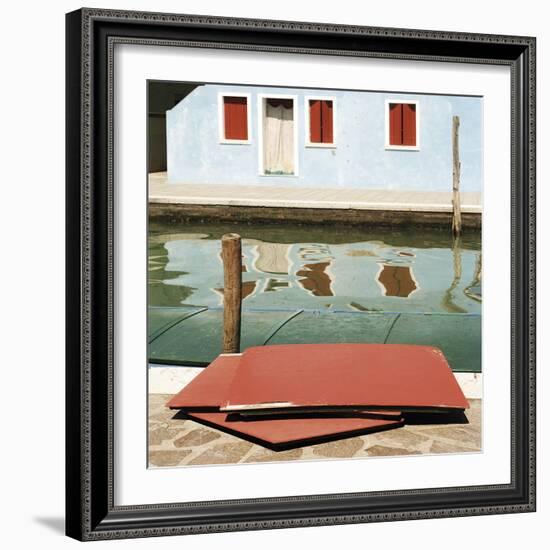 Colourful Casa - Waterfront-Chris Simpson-Framed Giclee Print