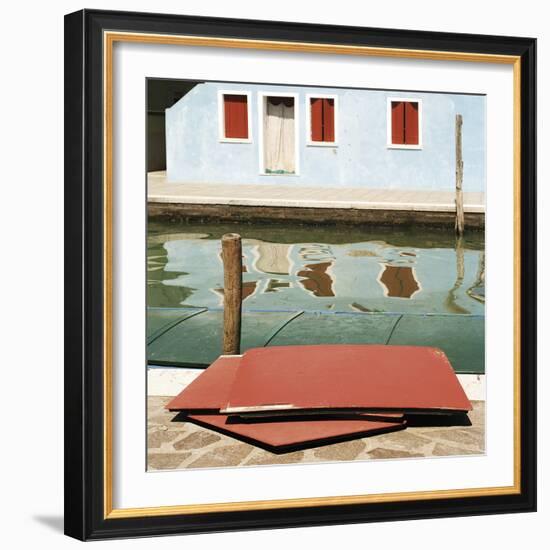 Colourful Casa - Waterfront-Chris Simpson-Framed Giclee Print