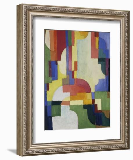 Colourful Forms I, 1913-August Macke-Framed Giclee Print