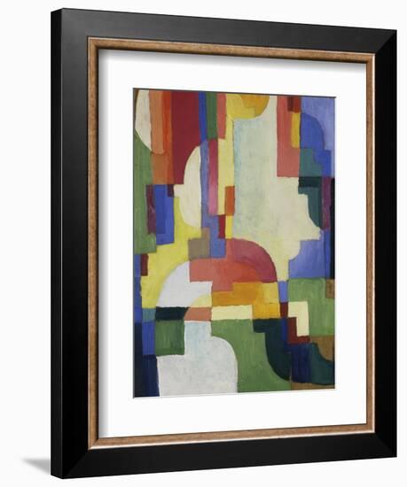 Colourful Forms I, 1913-August Macke-Framed Giclee Print