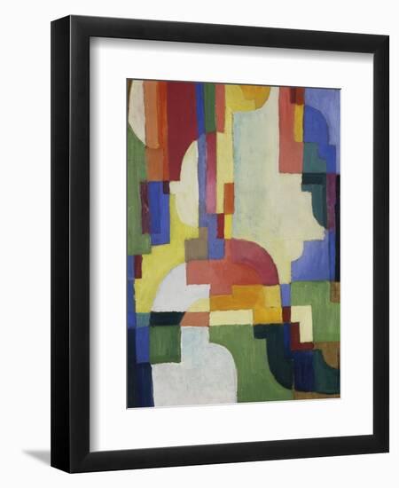 Colourful Forms I, 1913-August Macke-Framed Giclee Print