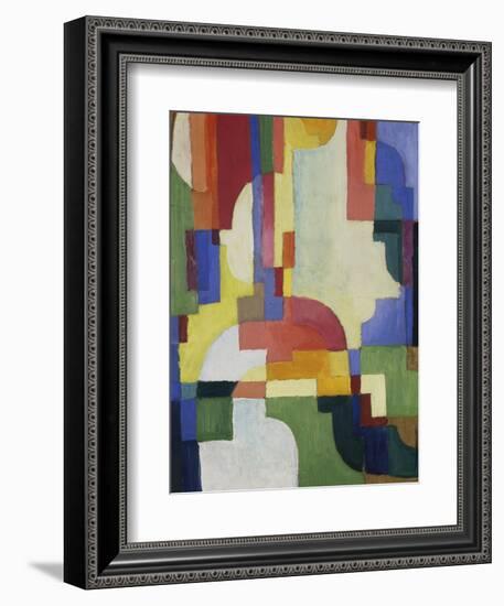 Colourful Forms I, 1913-August Macke-Framed Giclee Print