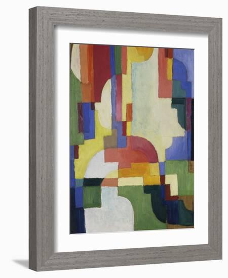 Colourful Forms I, 1913-August Macke-Framed Giclee Print