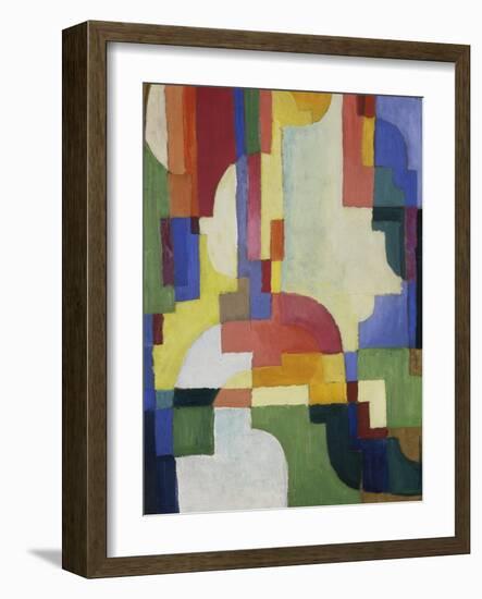 Colourful Forms I, 1913-August Macke-Framed Giclee Print