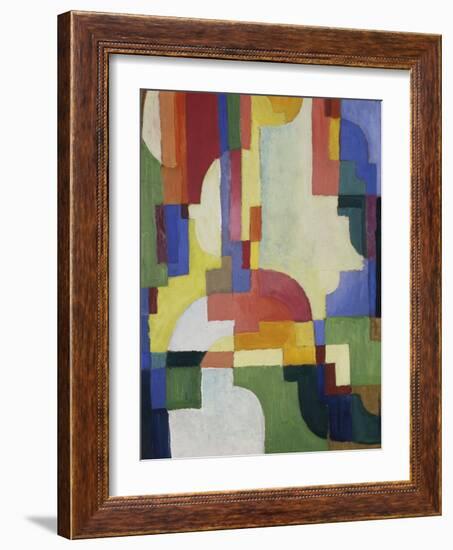 Colourful Forms I, 1913-August Macke-Framed Giclee Print