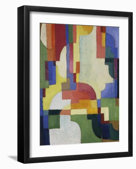 Colourful Forms I, 1913-August Macke-Framed Giclee Print