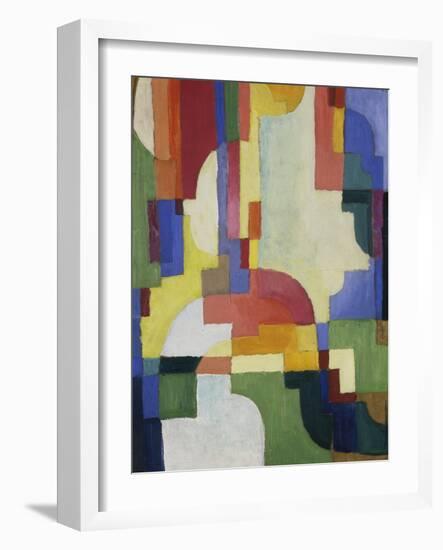 Colourful Forms I, 1913-August Macke-Framed Giclee Print